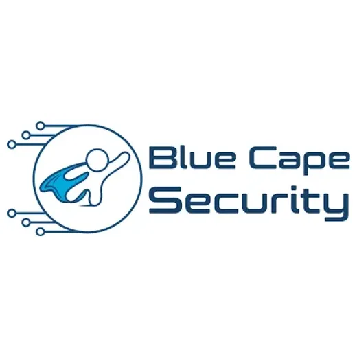Blue Cape brand logo for bluecapesecurity.com