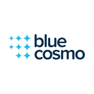 Blue Cosmo brand logo for bluecosmo.com