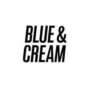 Blue & Cream brand logo for blueandcream.com