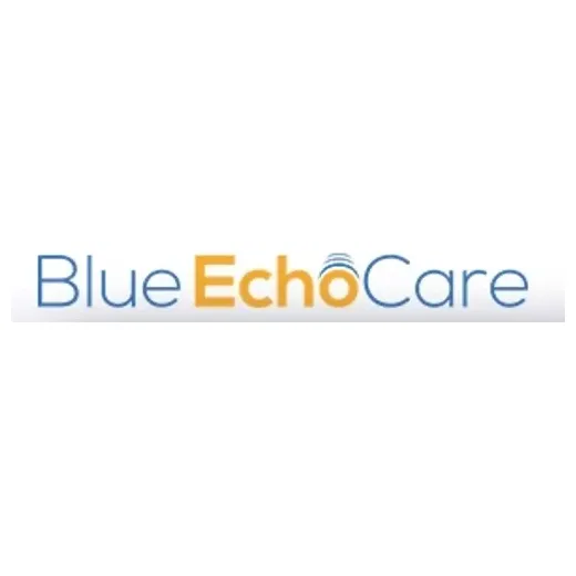 Blue Echo brand logo for blueechocare.com