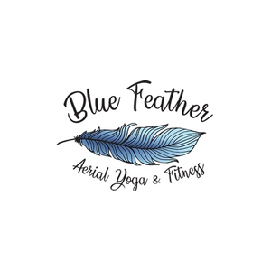 Blue Feather brand logo for bluefeatheraerial.com