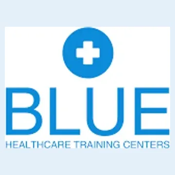 Blue Healthcare brand logo for bluehealthcaretrainingcenters.com