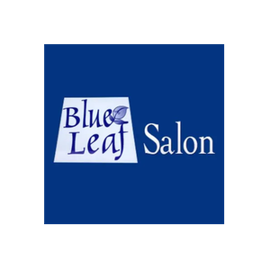 Blue Leaf Salon brand logo for blueleafsalon.com