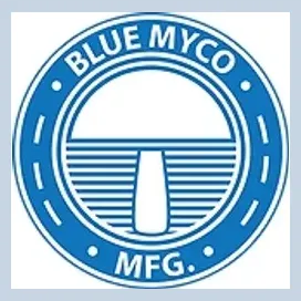 Blue Myco brand logo for bluemycomfg.com