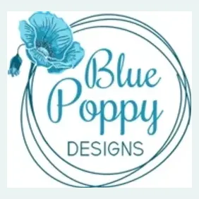 Blue Poppy brand logo for bluepoppydesigns.com