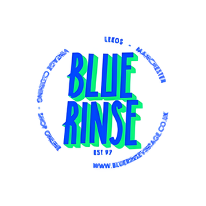 Blue Rinse brand logo for bluerinsevintage.co.uk