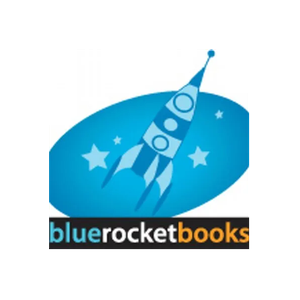 Blue Rocket brand logo for bluerocketbooks.com