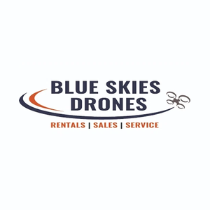 Blue Skies Drone Rental brand logo for blueskiesdronerental.com