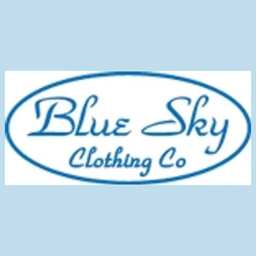 Blue Sky Clothing brand logo for blueskyclothingco.com
