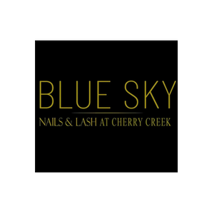 Blue Sky Nail and Lash brand logo for blueskynailscherrycreek.com