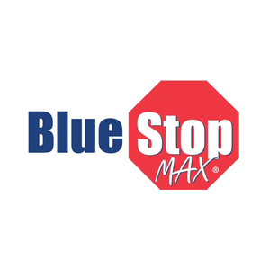 Blue Stop Max brand logo for bluestopmax.com