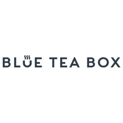 Blue Tea brand logo for blueteabox.com