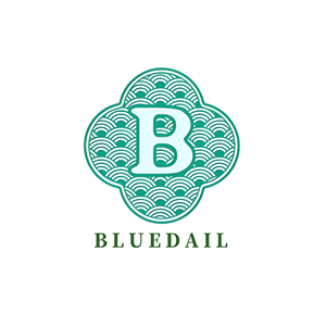 Blued brand logo for bluedail.com