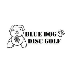 bluedogdiscgolf brand logo for bluedogdiscgolf.com