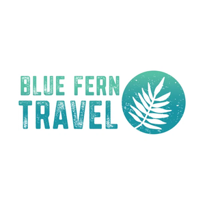 blueferntravel brand logo for blueferntravel.com