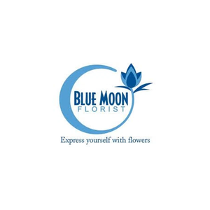 bluemoonflorist brand logo for bluemoonflorist.com