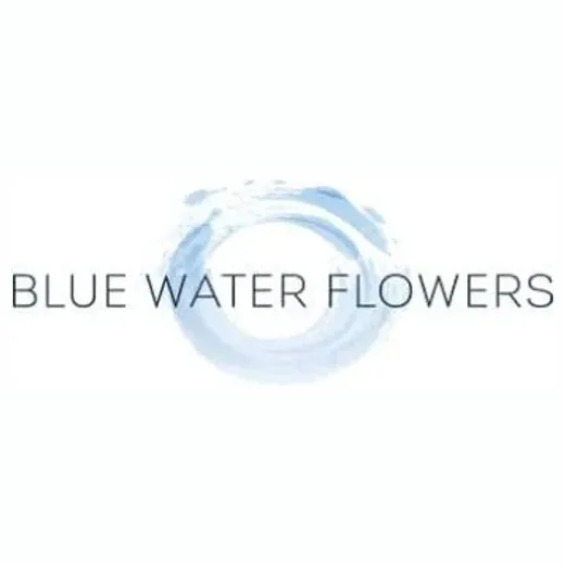bluewaterflowers brand logo for bluewaterflowers.com