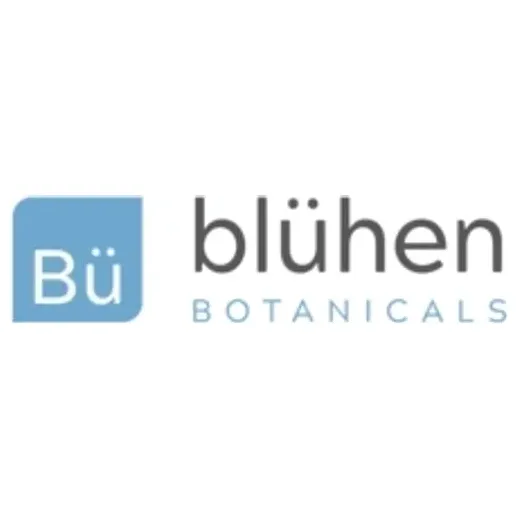 Bluhen brand logo for bluhenbotanicals.com