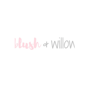Blush & Willow brand logo for blushandwillow.com