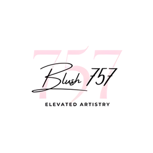 Blush757 brand logo for blush757.com