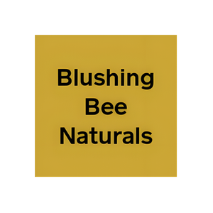 Blushing Bee Naturals brand logo for blushingbeenaturals.com