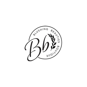 blushingbeautiesboutique brand logo for blushingbeautiesboutique.com