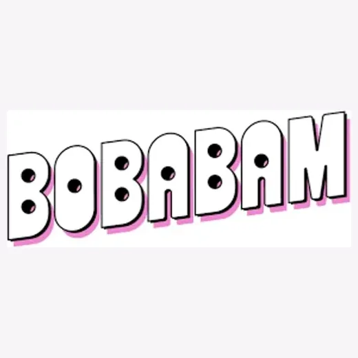 Boba Bam brand logo for bobabam.com