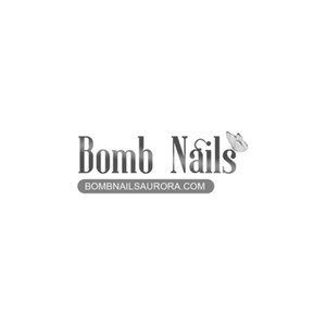 Bomb Nails brand logo for bombnailsaurora.com