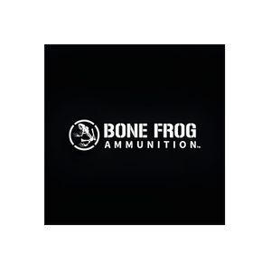 Bone Frog brand logo for bonefrogammunition.com