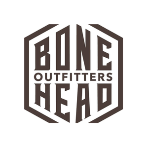 Bonehead brand logo for boneheadoutfitters.com