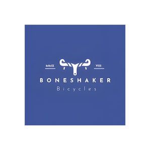 Boneshaker brand logo for boneshaker.bike