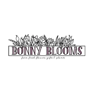 bonnybloomsfloral brand logo for bonnybloomsfloral.com
