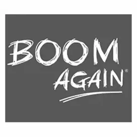 Boom Again brand logo for boomagain.com