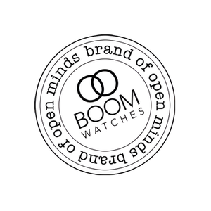Boom Watches brand logo for boomwatches.com