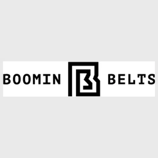 Boomin' brand logo for boominbelts.com