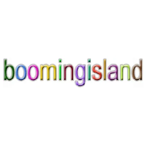 boomingisland brand logo for boomingisland.com