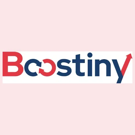 boostiny brand logo for boostiny.com