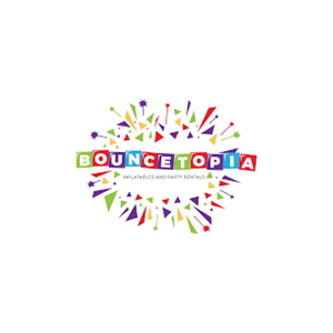 bouncetopiarentals brand logo for bouncetopiarentals.com