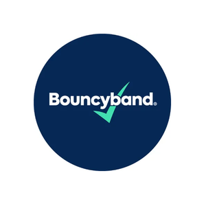 Bouncyband brand logo for bouncyband.com