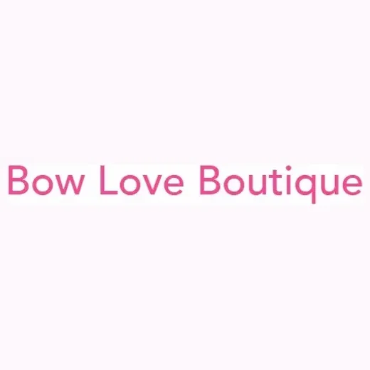 Bow Love brand logo for bowlove.commentsold.com