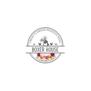 boxerhouseflowerfarm brand logo for boxerhouseflowerfarm.com