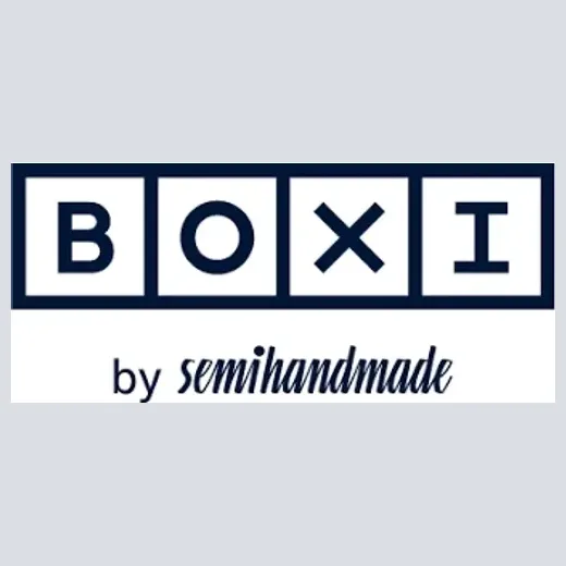 BOXI by Semihandmade brand logo for boxibysemihandmade.com