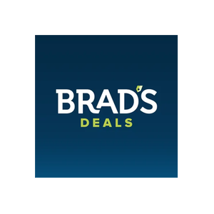 Brad's Deals brand logo for bradsdeals.com