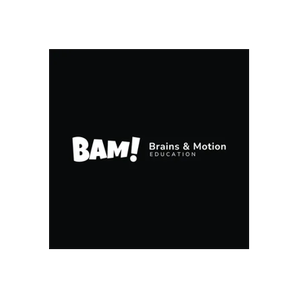 Brains and Motion brand logo for brains-and-motion.com