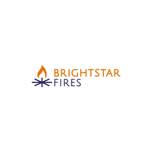 BrightStar Fires brand logo for brightstarfires.co.uk
