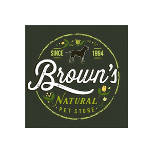 Brown's Natural Pet Store brand logo for brownsnaturalpetstore.co.uk