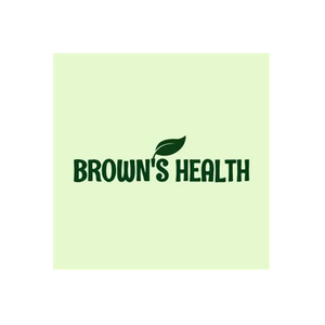 Browns Health brand logo for brownshealth.co.uk