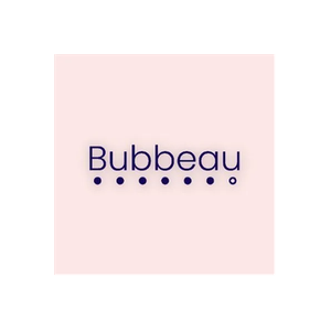 Bubbeau brand logo for bubbeau.com