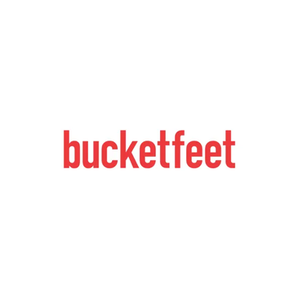 Bucketfeet brand logo for bucketfeet.com