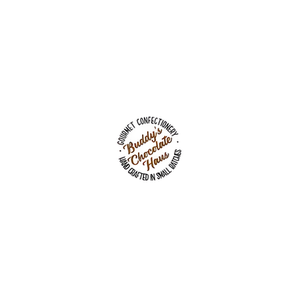 Buddy's brand logo for buddyschocolatehaus.com